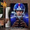 Daniel Jones New York Giants Poster Canvas