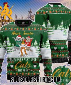 Dear Santa We’re Been Very Good Cats This Year Ugly Christmas Sweater