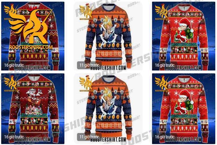 Dragon Ball Z Ugly Christmas Sweater