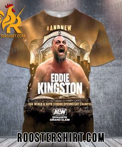Eddie Kingston Double Champion Roh World And NJPW Strong Openweight Champion 2023 3D Shirt