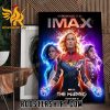 Experience It In IMAX Marvel Studios The Marvels Poster Canvas