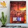 Fight Day UFC Paris 2023 Poster Canvas