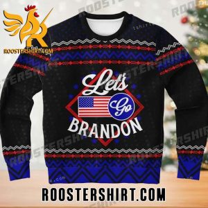 Flag American Let’s Go Brandon Ugly Sweater