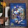 For the 5th year in a row Tampa Bay Rays Clinched Postseason 2023 Poster Canvas
