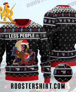 Funny Thanos Less People More Pepsi Marvel Ugly Christmas Sweater