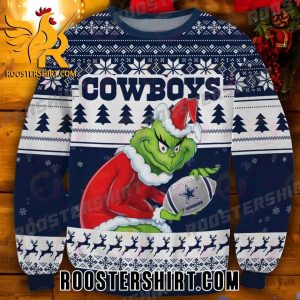 Grinch Cosplay Dallas Cowboys NFL Christmas Ugly Sweater