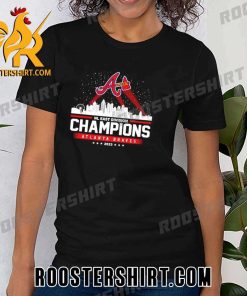 HOT TREND Atlanta Braves 2023 NL East Champions Skyline T-Shirt For Mens And Womens