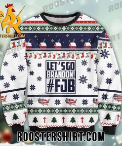 Happy Christmas Lets Go Bradon FJB Ugly Sweater
