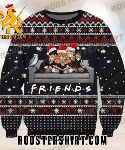 Harry Potter and Friends Chibi Style Ugly Christmas Sweater