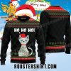 Ho Ho No Cat Tree Light Xmas Ugly Sweater