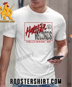 Isiah Pacheco Wearing HellStar Records Holly Wood CA T-Shirt