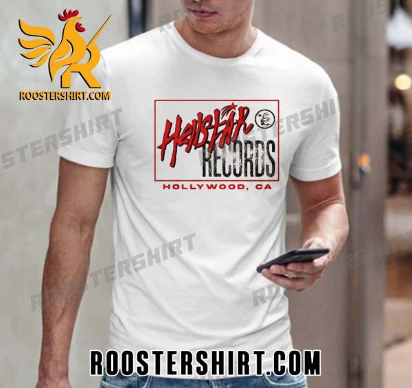 Isiah Pacheco Wearing HellStar Records Holly Wood CA T-Shirt