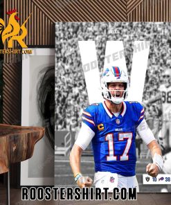 Josh Allen Player Best Bills Mafia in Las Vegas Raiders vs Buffalo Bills Poster Canvas