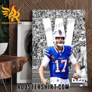 Josh Allen Player Best Bills Mafia in Las Vegas Raiders vs Buffalo Bills Poster Canvas