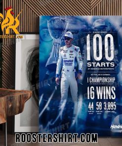 Kyle Larson career’s worth of accomplishments Poster Canvas