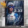 Kyle Larson is on pace for a historic Nascar Playoffs Poster Canvas