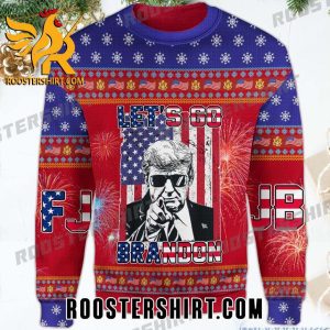 Let’s Go Brandon Donald Trump FJB Ugly Sweater