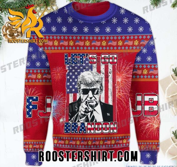 Let’s Go Brandon Donald Trump FJB Ugly Sweater