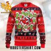 Limited Edition MLB Cleveland Indians Cute 12 Grinch Face Xmas Day Ugly Christmas Sweater