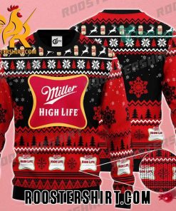 Limited Edition Miller High Life Beer Ugly Christmas Sweater