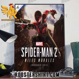Marvel Spider Man 2 Miles Morales Poster Canvas