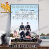 Max Verstappen and Sergio Perez Red Bull Racing 2023 Constructor World Champions Poster Canvas