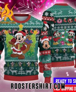 Mickey Mouse Cosplay Santa Disney Ugly Christmas Sweater
