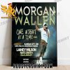 Morgan Wallen One Night At A Time 2024 Poster Canvas