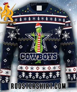 NFL Grinch Cosplay Santa Dallas Cowboys Ugly Sweater