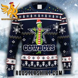 NFL Grinch Cosplay Santa Dallas Cowboys Ugly Sweater