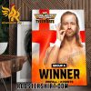 NXT Global Heritage Invitational Tyler Bate Winner Pinfall 2 Points Poster Canvas