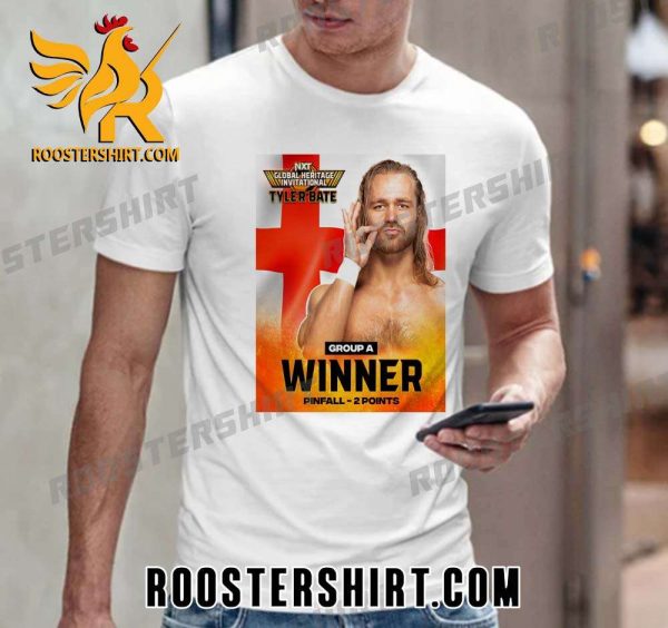 NXT Global Heritage Invitational Tyler Bate Winner Pinfall 2 Points T-Shirt