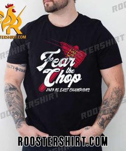 New Design Fear The Chop Atlanta Braves 2023 NL East Champions Vintage T-Shirt