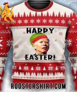 New Design Happy Easter Confused Joe Biden Ugly Sweater
