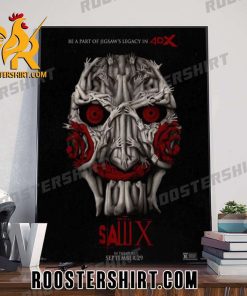 New Design Saw X Be A Part Of Jigsaw’s Legacy In Theaters Poster Canvas