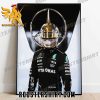 New Poster Lewis Hamilton At Japanese GP 2023 With New Golden Helmet Poster Canvas