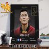 Nominated for the 2023 Ballon d’Or Kim Min-jae Poster Canvas