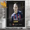 Nominated for the 2023 Women’s Ballon d’Or Maria Leon Poster Canvas