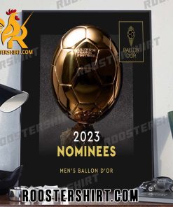 Official 2023 Ballon d’Or Poster Canvas