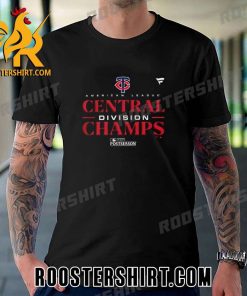 Official 2023 Postseason Minnesota Twins AL Central Division Champions New Design T-Shirt