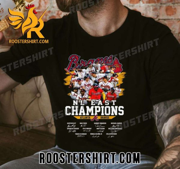 Official Congrats Atlanta Braves 2023 NL East Champions T-Shirt With New Design