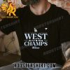 Official Los Angeles Dodgers 2023 NL West Division Champions Unisex T-Shirt
