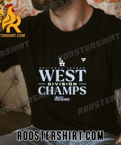 Official Los Angeles Dodgers 2023 NL West Division Champions Unisex T-Shirt