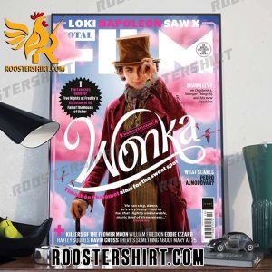 Official Timothee Chalamet in Wonka Poster Canvas
