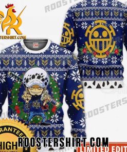 One Piece Trafalgar D Law Anime Ugly Christmas Sweater