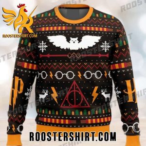 Owl Deathly Hallows Harry Potter Ugly Christmas Sweater