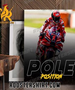 Pole for Pecco Bagnaia An all time lap record Poster Canvas
