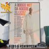 Quality A Boogie Wit Da Hoodie Me Vs Myself The College Tour 2023 Poster Canvas
