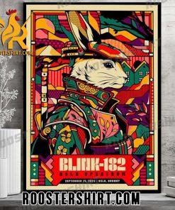 Quality Blink 182 Oslo Spektrum In Oslo Norway Samurai Rabbit Poster Canvas