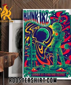 Quality Blink-182 Prague Event Poster In Czech Republic On September 19th 2023 Poster Canvas